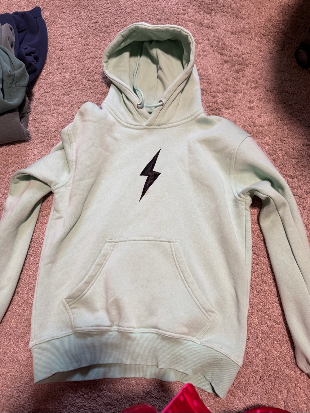 Bruce Bolt Mint Lightning Bolt Hoodie